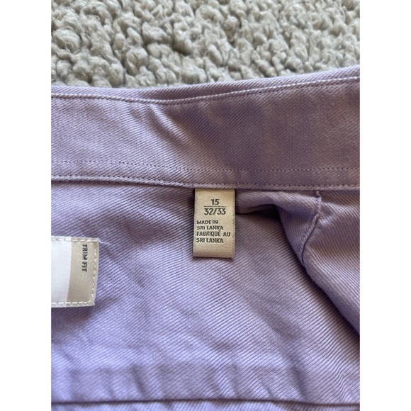 Nordstrom Rack 15 Lavender Purple Button Down Dress Shirt. - Picture 4 of 8